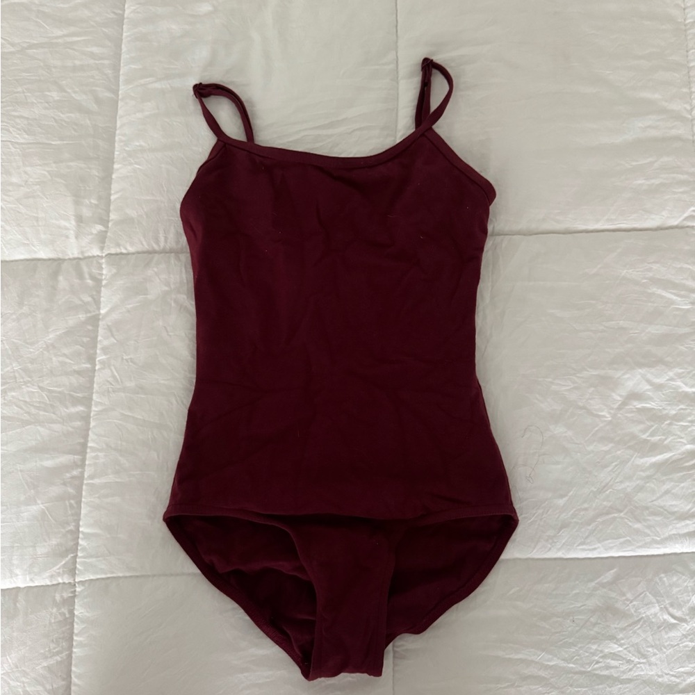 Child's Burgundy Dance Leotard
